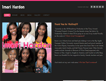 Tablet Screenshot of imarihardon.com